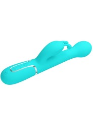 Vibratore Dejon Rabbit 3 In 1 Multifunzione Verde Acqua - PRETTY LOVE FLIRTATION - Vibratori Rabbit | erosidea.com