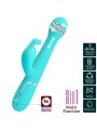 Vibratore Dejon Rabbit 3 In 1 Multifunzione Verde Acqua - PRETTY LOVE FLIRTATION - Vibratori Rabbit | erosidea.com