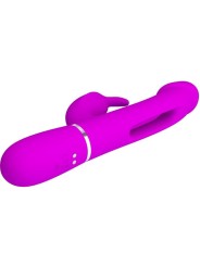 Vibratore Dejon Rabbit 3 In 1 Multifunzione Fucsia - PRETTY LOVE FLIRTATION - Vibratori Rabbit | erosidea.com
