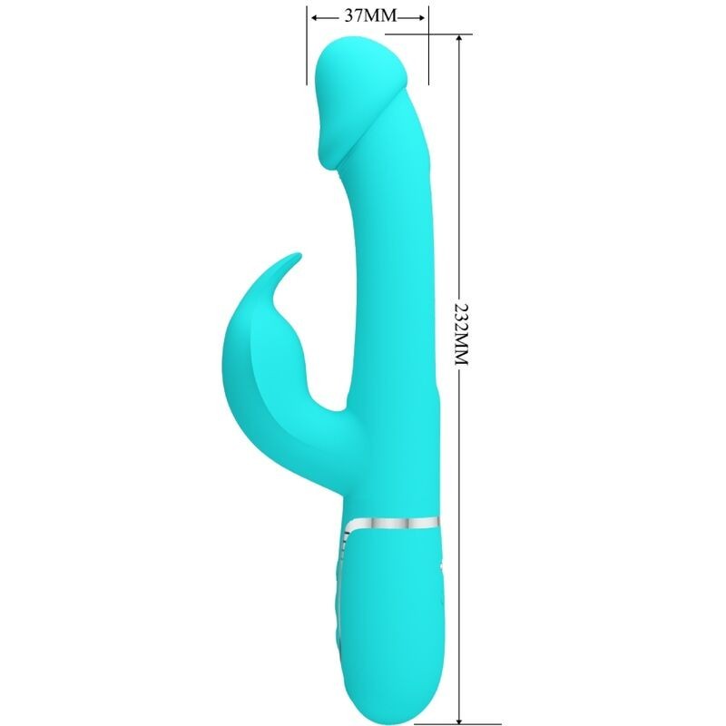 Vibratore Dejon Rabbit 3 In 1 Multifunzione Viola - PRETTY LOVE FLIRTATION - Vibratori Rabbit | erosidea.com