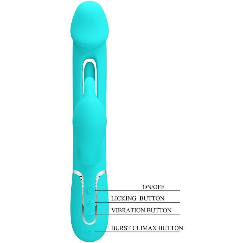 Vibratore Dejon Rabbit 3 In 1 Multifunzione Viola - PRETTY LOVE FLIRTATION - Vibratori Rabbit | erosidea.com