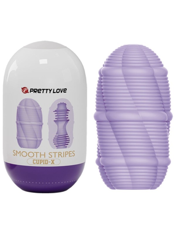 Masturbatore Uovo Cupido A Strisce Lisce - PRETTY LOVE MALE - Masturbatori Mini | erosidea.com