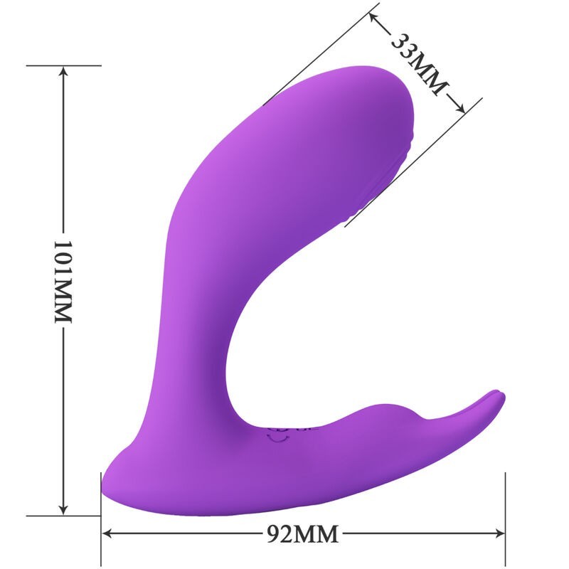 Telecomando Idabelle Vibrazione E Pulsazione Viola - PRETTY LOVE BOTTOM - Plug e Catene Anali | erosidea.com