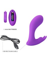 Telecomando Idabelle Vibrazione E Pulsazione Viola - PRETTY LOVE BOTTOM - Plug e Catene Anali | erosidea.com