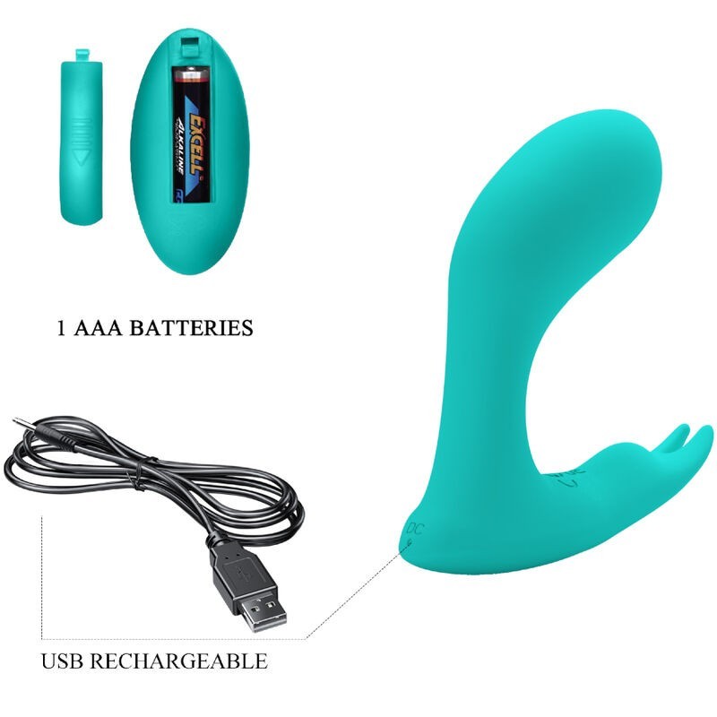 Telecomando Idabelle Vibrazione E Pulsazione Blu - PRETTY LOVE BOTTOM - Plug e Catene Anali | erosidea.com