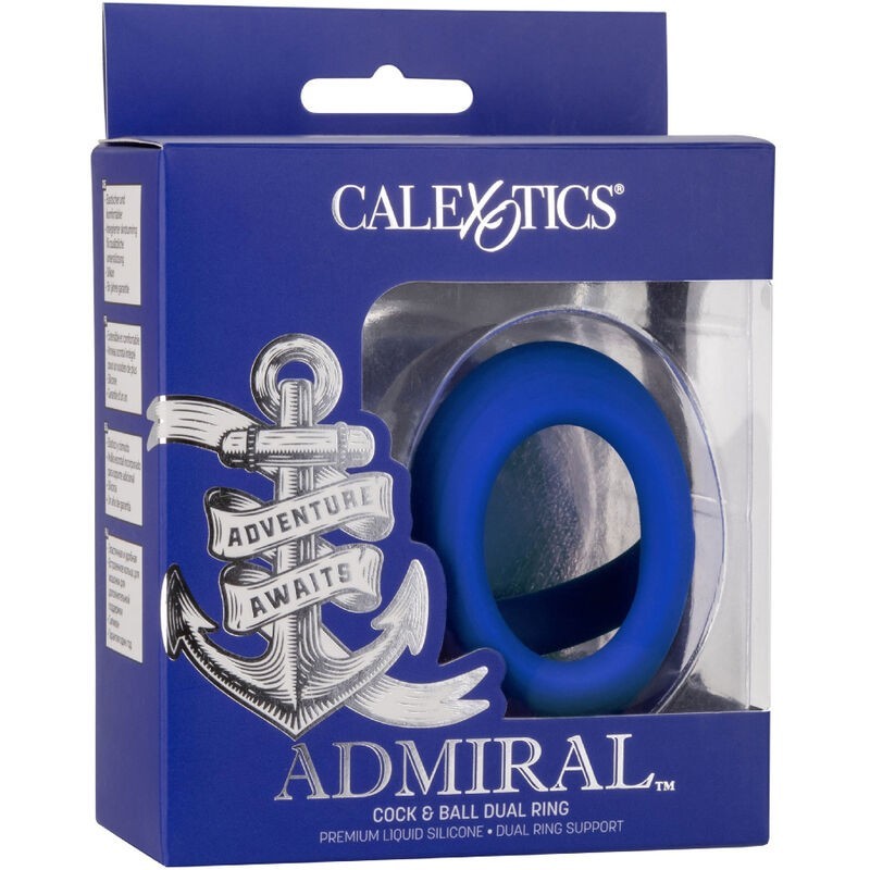 Calexotics - Admiral Anello Sfera Doppio Blu - CALEXOTICS - Anelli Fallici | erosidea.com