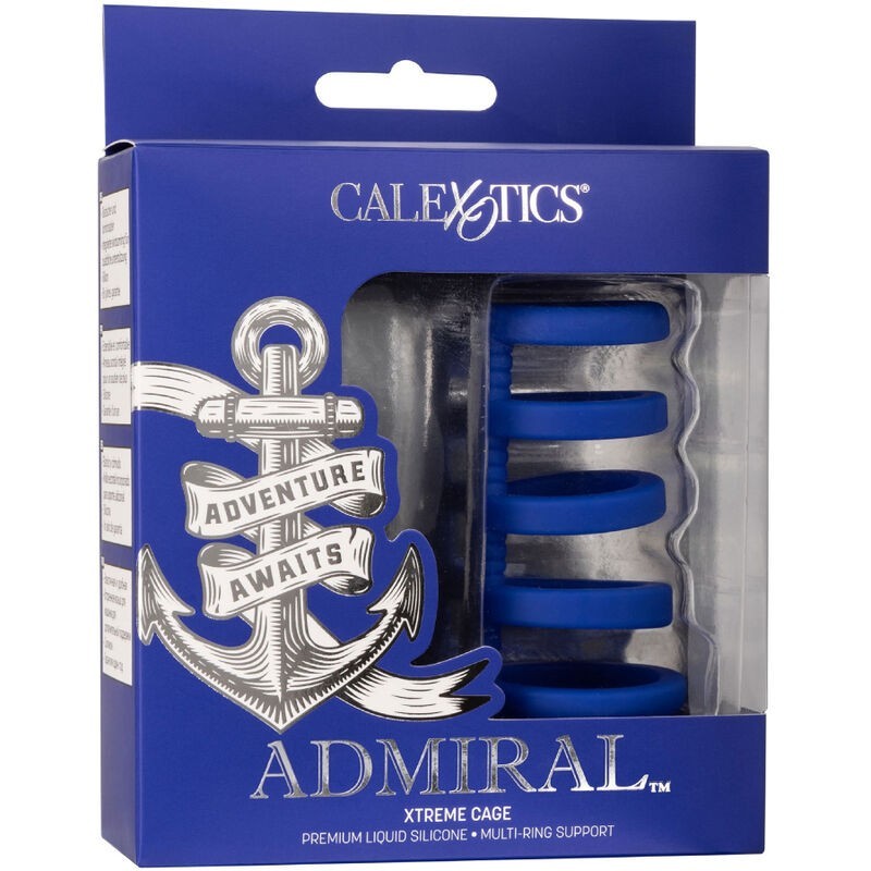 Calexotics - Admiral Gabbia Xtreme Blu - CALEXOTICS - Anelli Fallici | erosidea.com