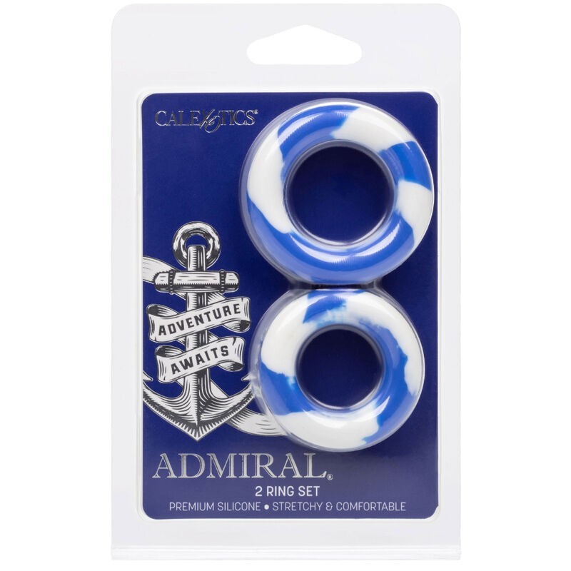 Calexotics - Admiral Set 2 Anelli Per Pene - CALEXOTICS - Anelli Fallici | erosidea.com
