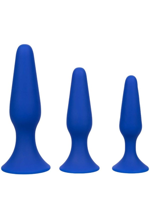 Calexotics - Admiral Kit 3 Plug Anali Blu - CALEXOTICS - Plug e Catene Anali | erosidea.com