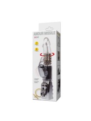 Amour Missile Trasparente Rotante 26.5 Cm - BAILE ROTATIONS - Vibratori Classici | erosidea.com