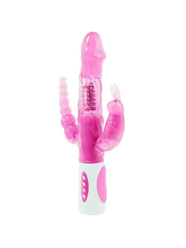 Baile Pretty Bunny Triplo Vibratore Rotatore - BAILE ROTATIONS - Vibratori Rabbit | erosidea.com