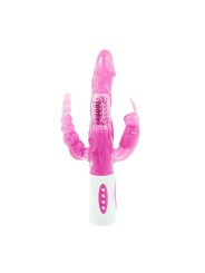 Baile Pretty Bunny Triplo Vibratore Rotatore - BAILE ROTATIONS - Vibratori Rabbit | erosidea.com