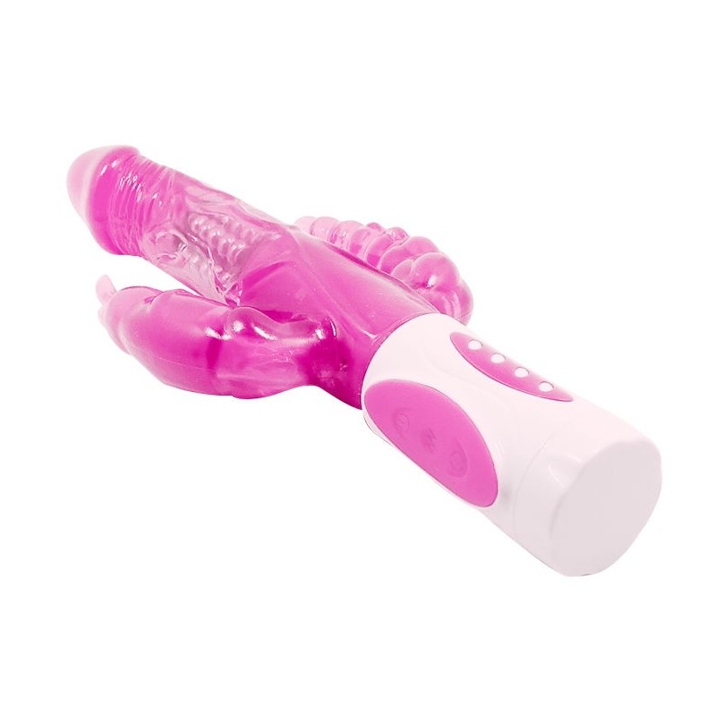 Baile Pretty Bunny Triplo Vibratore Rotatore - BAILE ROTATIONS - Vibratori Rabbit | erosidea.com