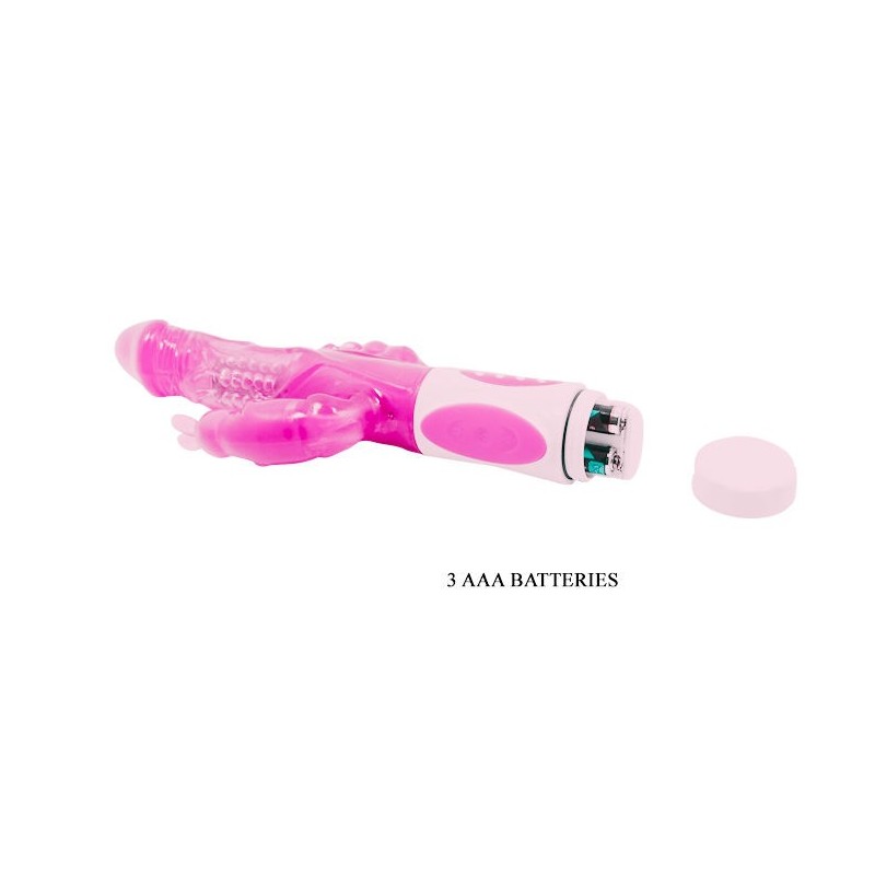 Baile Pretty Bunny Triplo Vibratore Rotatore - BAILE ROTATIONS - Vibratori Rabbit | erosidea.com