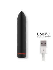 Oninder - Vibratore Berlin Nero 9 Modalità 85 x 2 Cm App Gratuita - ONINDER - Vibratori con App | erosidea.com