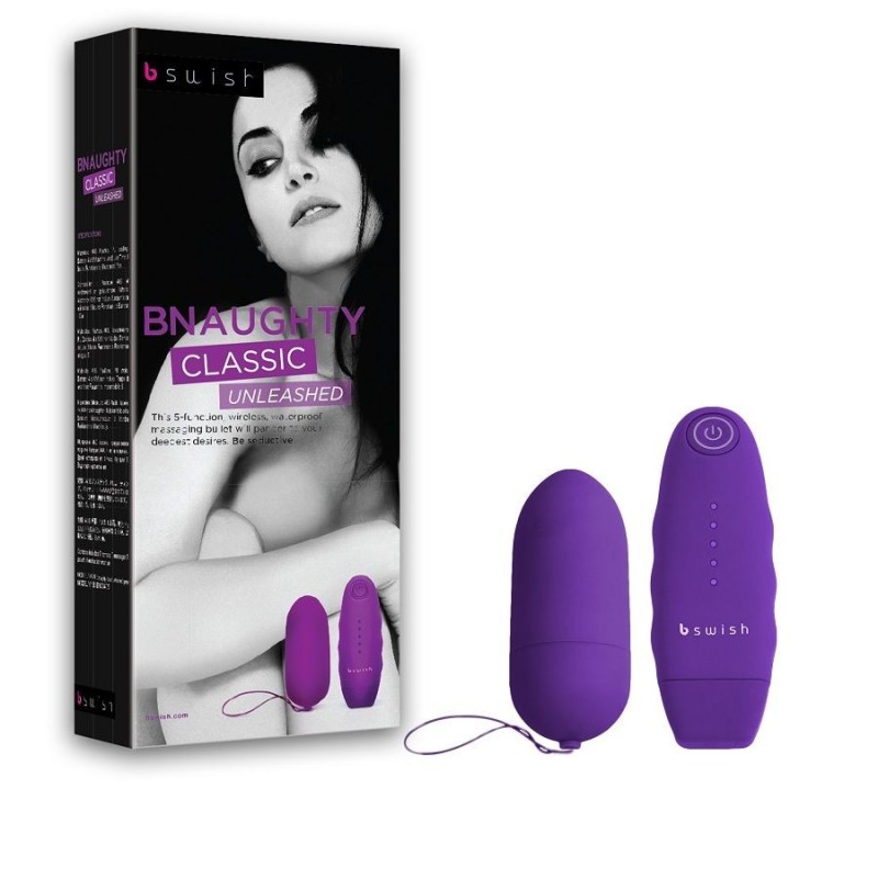 Vibratore B Swish Bullet Con Telecomando Lilla Unleashed - B SWISH - Vibratori Mini | erosidea.com