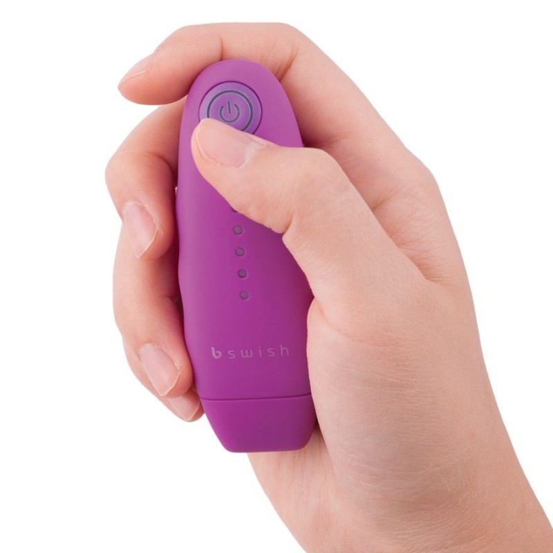 Vibratore B Swish Bullet Con Telecomando Lilla Unleashed - B SWISH - Vibratori Mini | erosidea.com