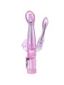 Vibratore Flessibile Con Stimolatore Anale - BAILE VIBRATORS - Vibratori Anali | erosidea.com