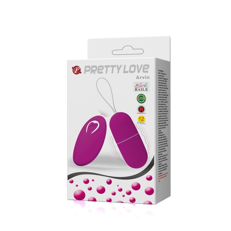 Ovetto Vibrante Arvin Telecomando 12V - PRETTY LOVE FLIRTATION - Ovetti Palline Sfere | erosidea.com