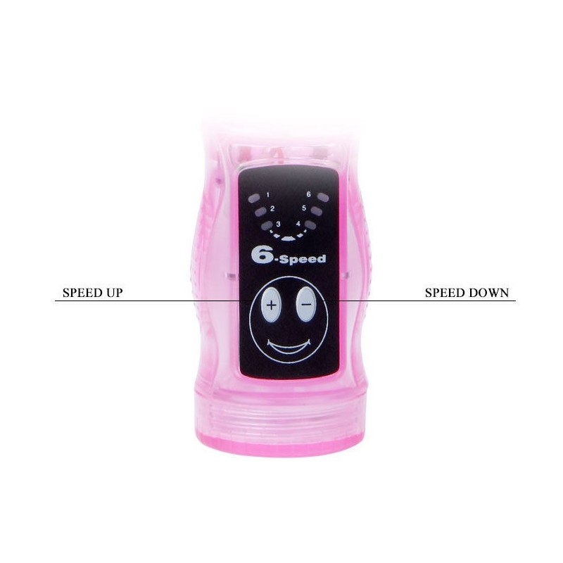 Vibratore Flessibile Con Stimolatore Anale - BAILE VIBRATORS - Vibratori Anali | erosidea.com