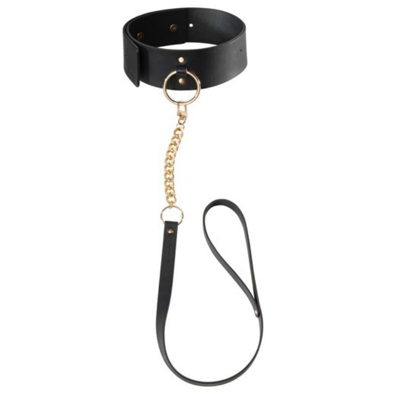 Bijoux - Indiscrets Collana Labirinto Nero Con Cinturino - BIJOUX MAZE - Collari e Guinzagli | erosidea.com