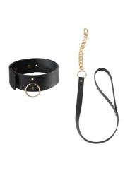 Bijoux - Indiscrets Collana Labirinto Nero Con Cinturino - BIJOUX MAZE - Collari e Guinzagli | erosidea.com