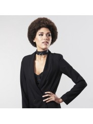 Bijoux - Indiscrets Collana Labirinto Nero Con Cinturino - BIJOUX MAZE - Collari e Guinzagli | erosidea.com