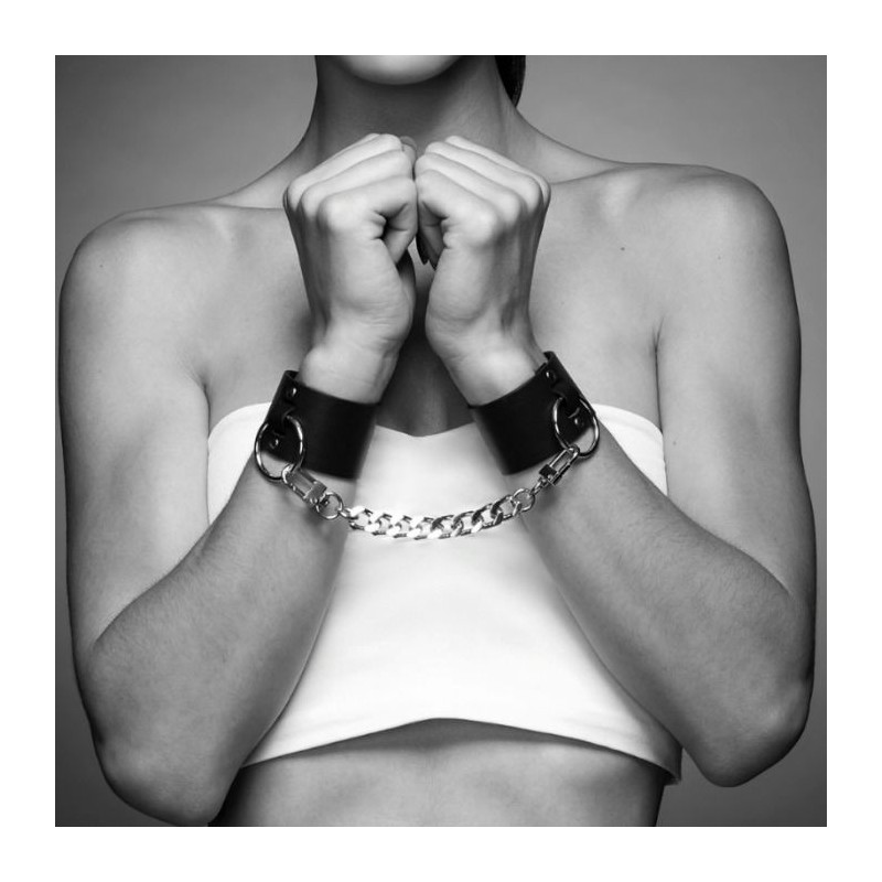 Polsini Bijoux Indiscrets Maze Wide Neri - BIJOUX MAZE - Manette e Polsini | erosidea.com