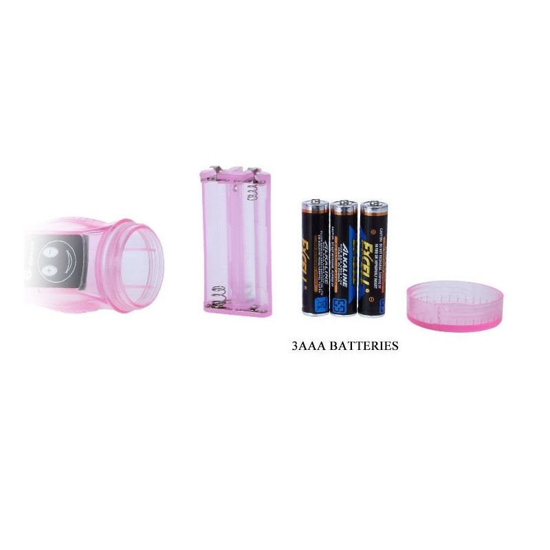 Vibratore Flessibile Con Stimolatore Anale - BAILE VIBRATORS - Vibratori Anali | erosidea.com