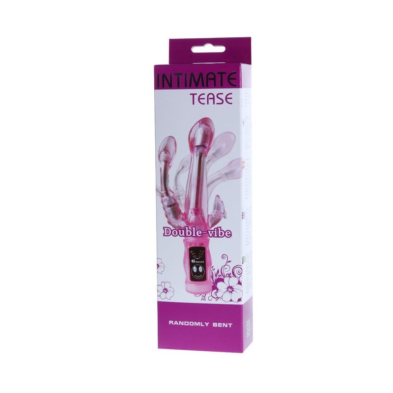 Vibratore Flessibile Con Stimolatore Anale - BAILE VIBRATORS - Vibratori Anali | erosidea.com