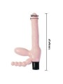 Imbragatura Senza Corda Tpr Con Vibrazione E Stimolazione Anale 25.4 Cm - BAILE - Strap-on e Imbracature | erosidea.com