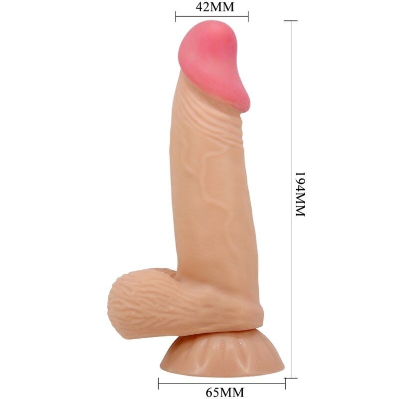 Dildo Realistico Sliding Skin Series Con Ventosa Scorrevole Della Pelle 194 Cm - PRETTY LOVE HIGH GRADE - Dildo Realistici | erosidea.com