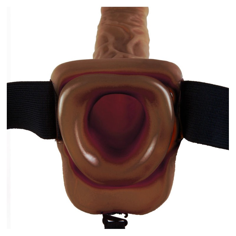 Fetish Fantasy Series - Series 9 Hollow Strap On Con Sfere 22.9Cm Marrone - FETISH FANTASY SERIES - Strap-on e Imbracature | erosidea.com