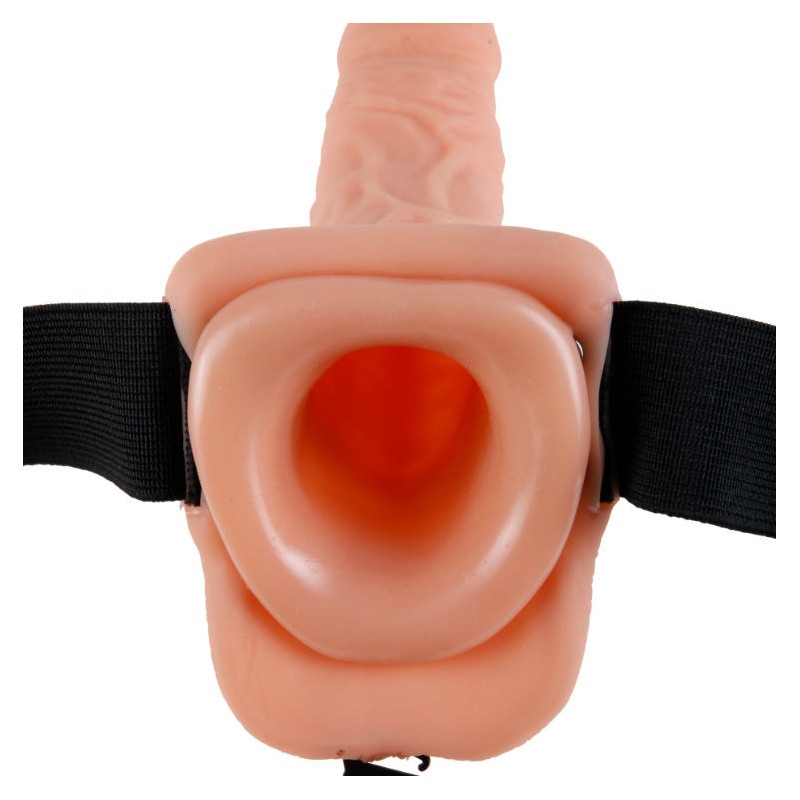 Fetish Fantasy Series - Series 9 Hollow Strap On Con Sfere 22.9Cm Carne - FETISH FANTASY SERIES - Strap-on e Imbracature | erosidea.com