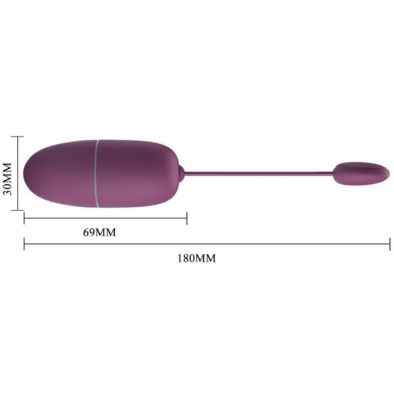 Nymph Ovetto Vibrante App Controllato Lila - PRETTY LOVE BOTTOM - Ovetti Palline Sfere | erosidea.com