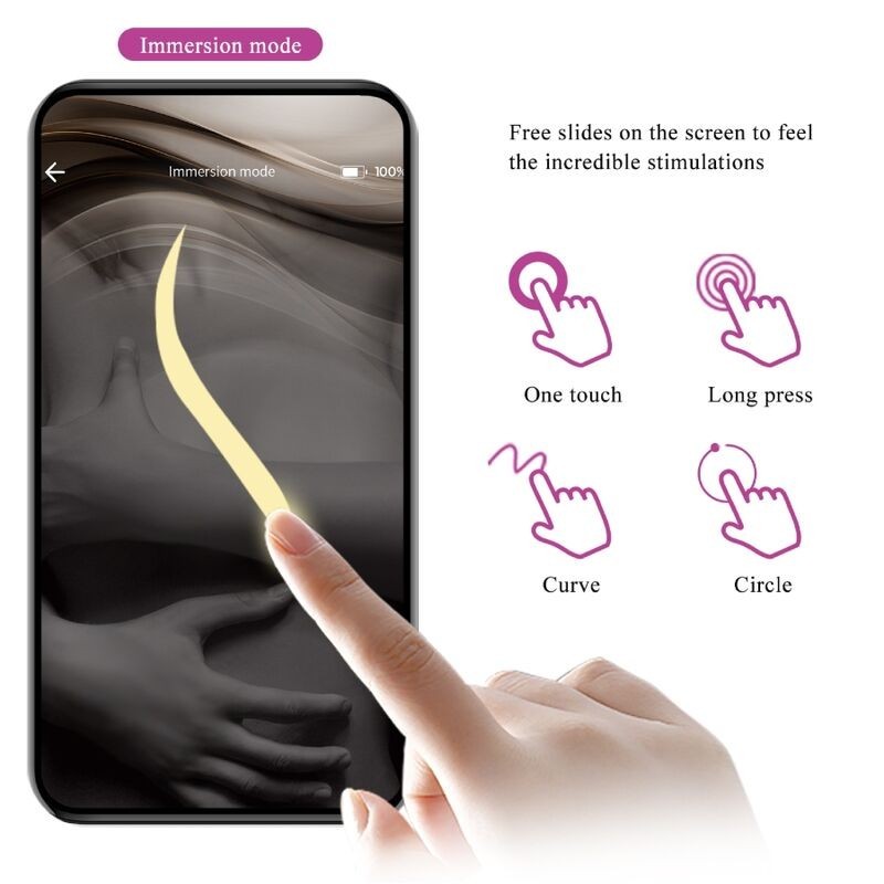 Nymph Ovetto Vibrante App Controllato Lila - PRETTY LOVE BOTTOM - Ovetti Palline Sfere | erosidea.com