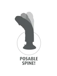 King Cock - Dildo Vibratore Con Testicoli 17.78 Cm Naturale - KING COCK - Dildo Realistici | erosidea.com