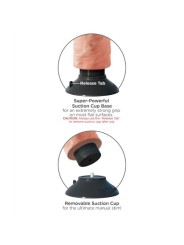 King Cock - Dildo Vibrante Con Testicoli 25.5 Cm Colore Naturale - KING COCK - Dildo Realistici | erosidea.com