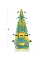 Epic - Dildo Tentacolo Verde Cetus Di Grandi Dimensioni - EPIC - Dildo Realistici | erosidea.com