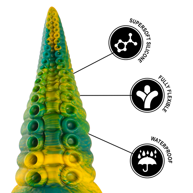 Epic - Dildo Tentacolo Verde Cetus Di Grandi Dimensioni - EPIC - Dildo Realistici | erosidea.com