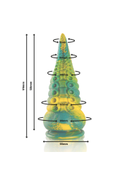 Epic - Dildo Tentacolo Verde Cetus Taglia Piccola - EPIC - Dildo Realistici | erosidea.com