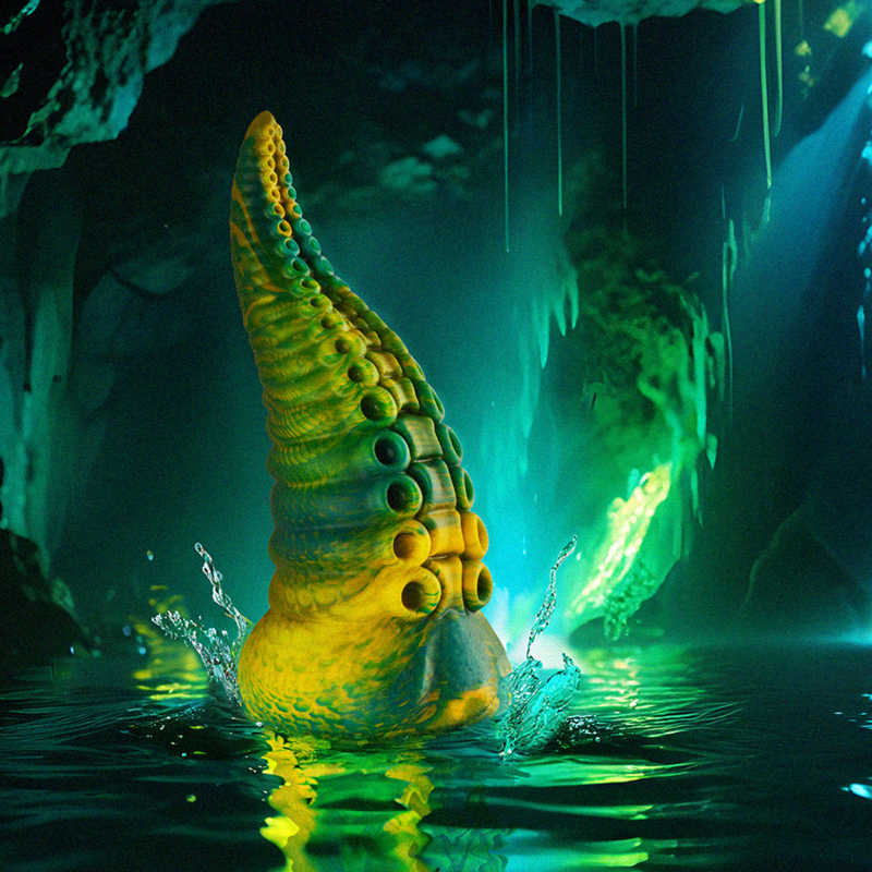 Epic - Dildo Tentacolo Verde Cetus Taglia Piccola - EPIC - Dildo Realistici | erosidea.com