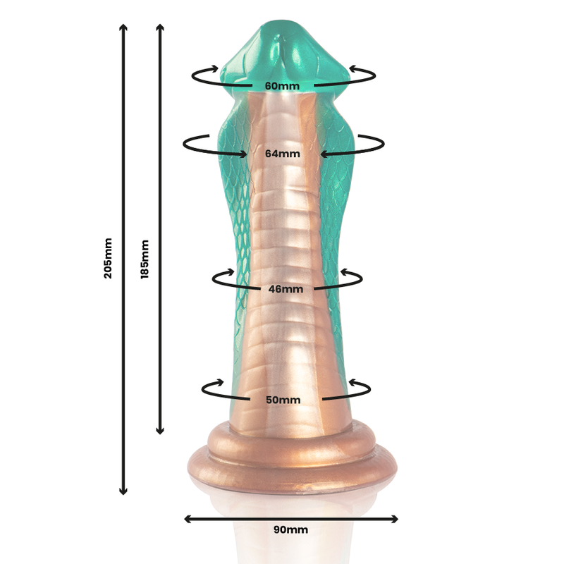 Epic - Dildo Pitone Cobra Verde - EPIC - Dildo Realistici | erosidea.com