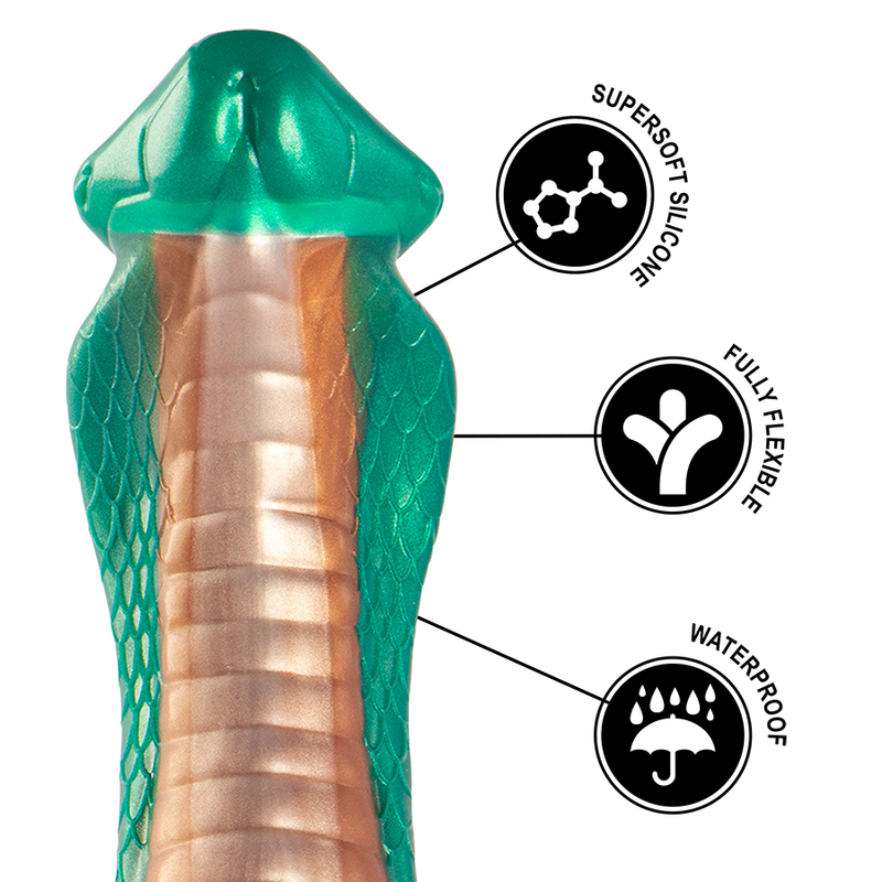 Epic - Dildo Pitone Cobra Verde - EPIC - Dildo Realistici | erosidea.com