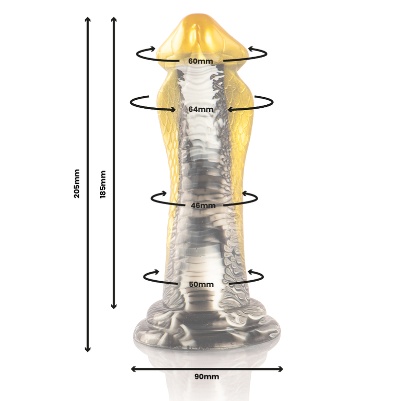 Epic - Drakon Dildo Giallo Cobra - EPIC - Dildo Realistici | erosidea.com