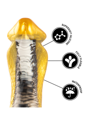 Epic - Drakon Dildo Giallo Cobra - EPIC - Dildo Realistici | erosidea.com