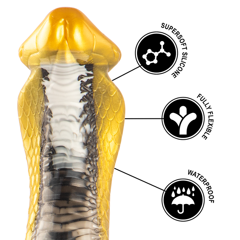 Epic - Drakon Dildo Giallo Cobra - EPIC - Dildo Realistici | erosidea.com