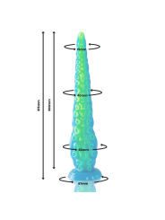 Epic - Dildo Fluorescente Con Tentacoli Sottili Di Scylla Dimensioni Grandi - EPIC - Dildo Realistici | erosidea.com
