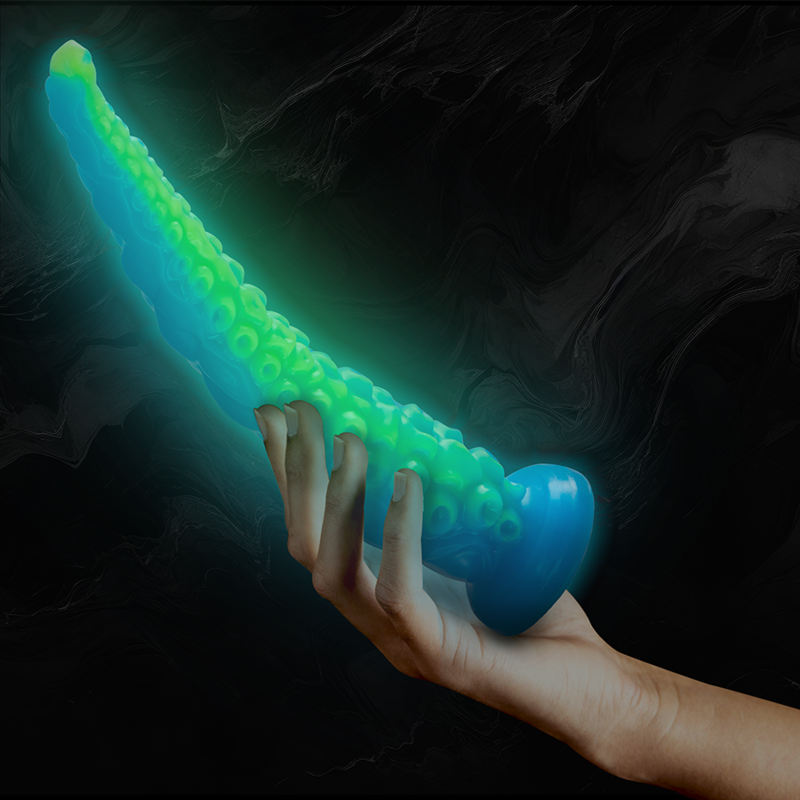 Epic - Dildo Fluorescente Con Tentacoli Sottili Di Scylla Dimensioni Grandi - EPIC - Dildo Realistici | erosidea.com