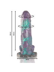 Epic Dildo Basilisco Doppio Piacere Scamuto Grande Taglia - EPIC - Dildo Speciali | erosidea.com